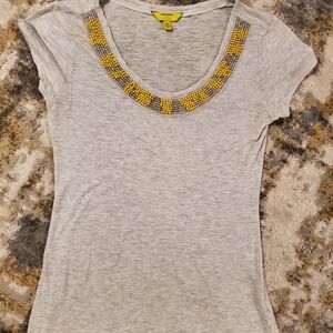 Banana Republic x Milly Collection Embellished Tee Women's Size Extra Small